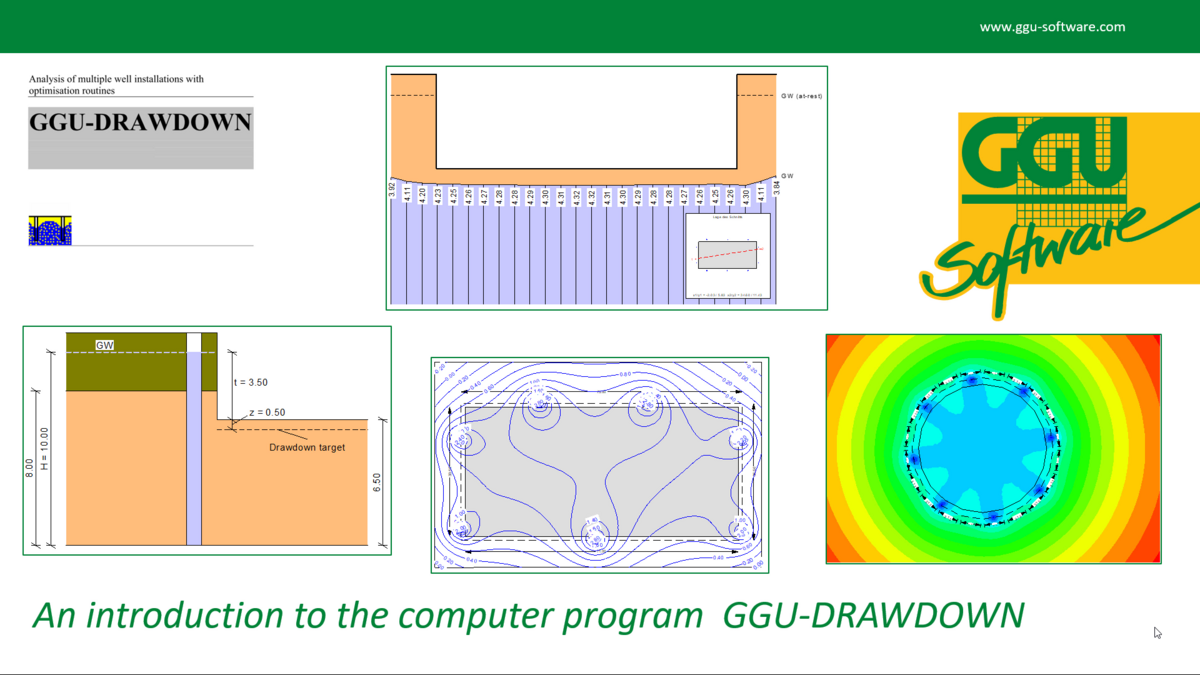 Analysis of multiple well installations and sump pumping with GGU ...